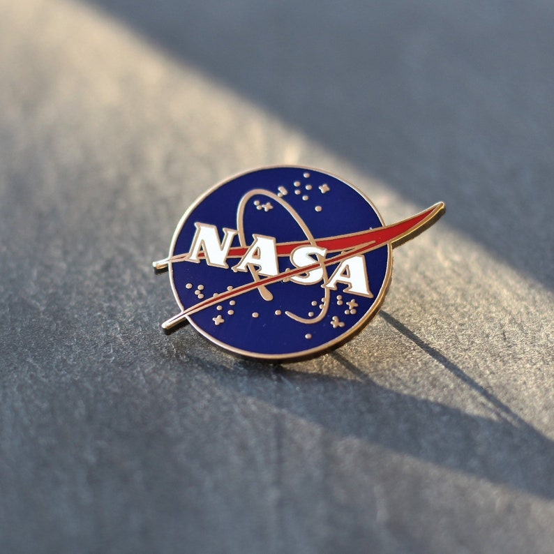 NASA Enamel Pin Astronaut / Space Lapel Pin for Jackets | Etsy
