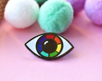 Queer Eye – Rainbow Eye Enamel Pin