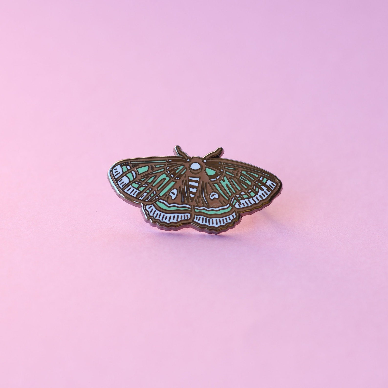 Moth Pin Cute & Occult Moth Enamel Pin in 4 Colors Etsy