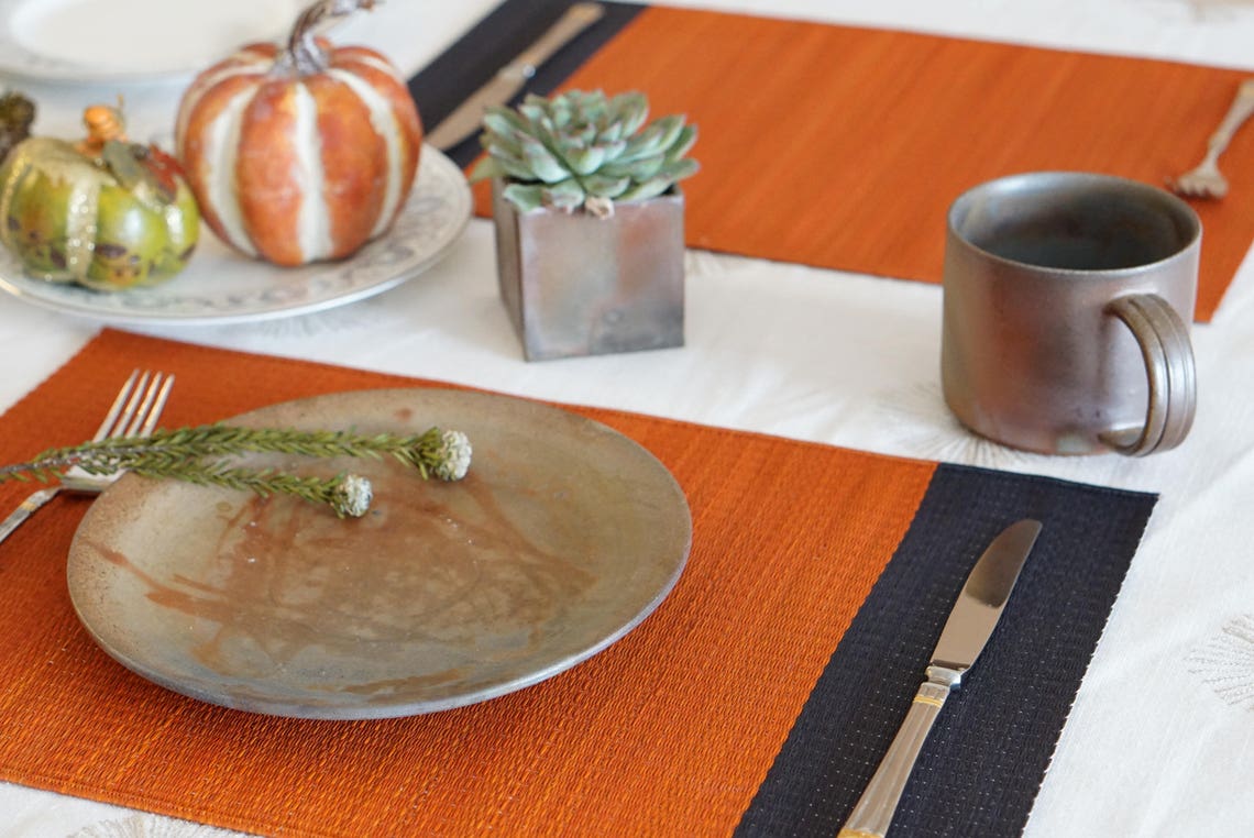 6 Set of Igusa Rush Grass Placemat Japanese Placemat Etsy