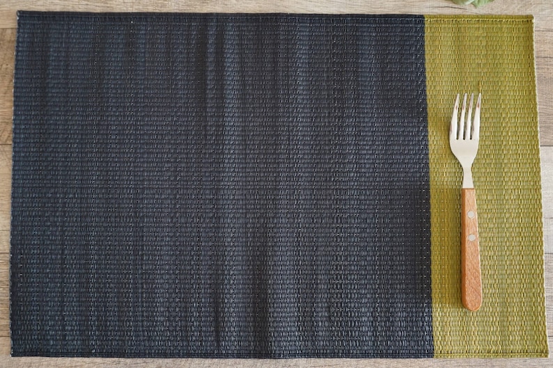 4 Set of Japanese Placemat Igusa Rush Grass Placemat Etsy