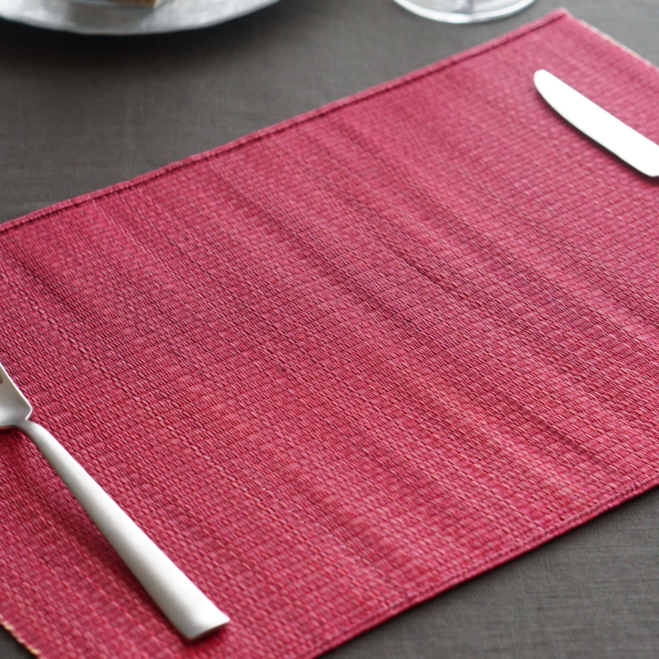 8 Assortment Color Set of Japanese Placemat, Monotone, Igusa, Rush Grass Placemat, Modern