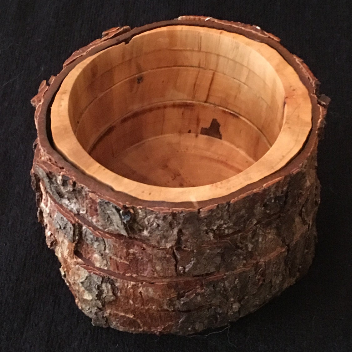 Handcrafted Turned Unique Pecan Wooden Decorative Bowl 132 Etsy.de