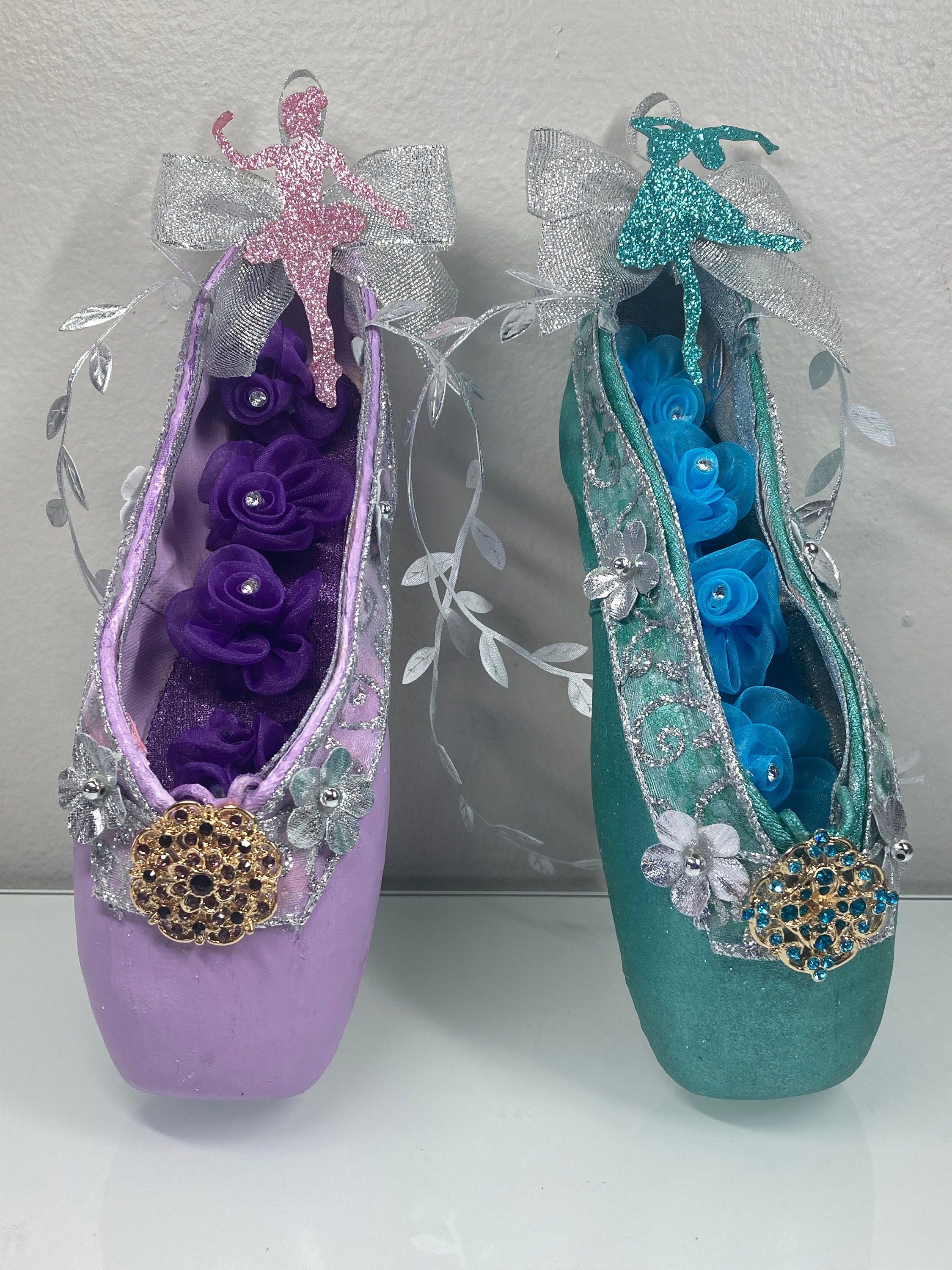 Buy Decorated Purple Pointe Shoe Gift Collectible Barbie 12