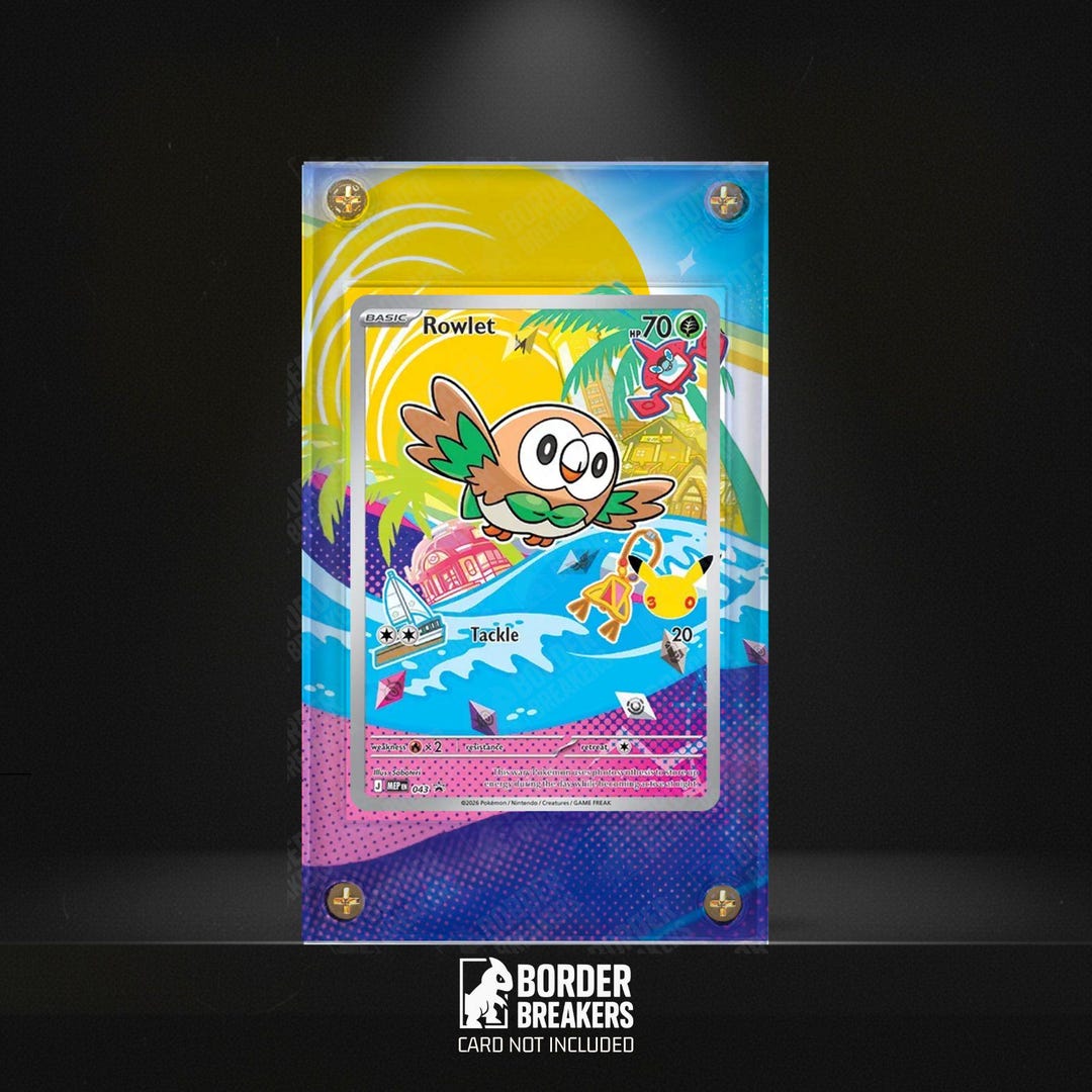 043 Rowlet First Partner Promo 30th Anniversary Extended Artwork