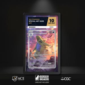 Tyranitar 222/193 Pokémon Slab Skin | ACE CGC Graded Card Display Insert | Extended Art Slab Backing,  Pokemon slab
extended art case, cgc slab artwork, Cgc slab guard case, Cgc display, Ace graded slab, pokemon card frame, psa slab display, trading card display, cgc graded card display, graded card display, Ace slab protector, Pokemon card case, Extended art frame, Pokemon art, pokémon display case, pokémon card display, Pokemon gift, unique pokémon gifts, extended art