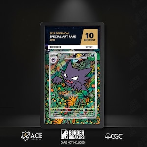 Haunter 027 Pokémon Slab Skin | ACE CGC Graded Card Display Insert | Extended Art Slab Backing
