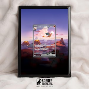 Charizard 199/165 Pokémon Extended Art Frame - Scarlet Violet 151- Border Breakers