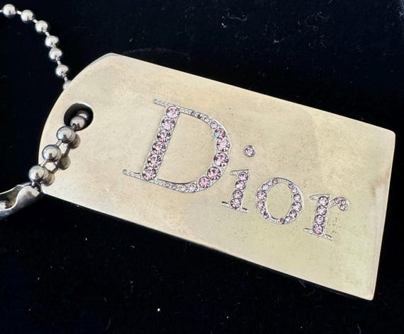 Dior Compact Vintage Limited Edition Dog Tag Swarovski Pink Crystals. dior Sparkling 001 Christian Dior Rare Compact Etsy Canada