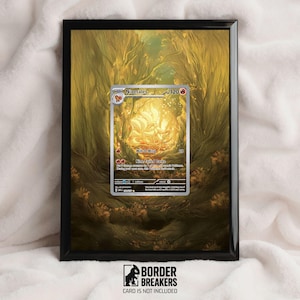 Ninetales 199/197 Pokémon erweiterter Kunstrahmen - Obsidianflammen- Border Breakers