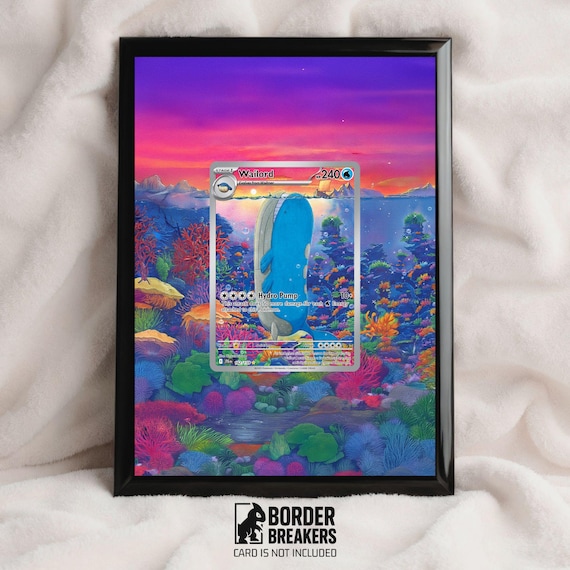 Wailord 162/159 Pokmon Extended Art Frame - Journey Together- Border Breakers - Etsy Wailord 162/159 Pokmon Extended Art Frame - Journey Together- Border Breakers - Etsy