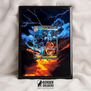 125/094 Mega Charizard X ex (110/080) Pokemon Extended Art Frame - Phantasmal Flames / Inferno X- Border Breakers