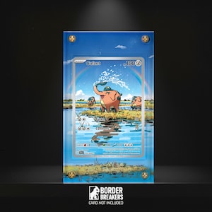 Cufant 076 / 064 Pokémon Expanded Art Artwork Vitrinenkoffer - Magnetisch / Schrauben / Stehend - Shrouded Fable- Border Breakers