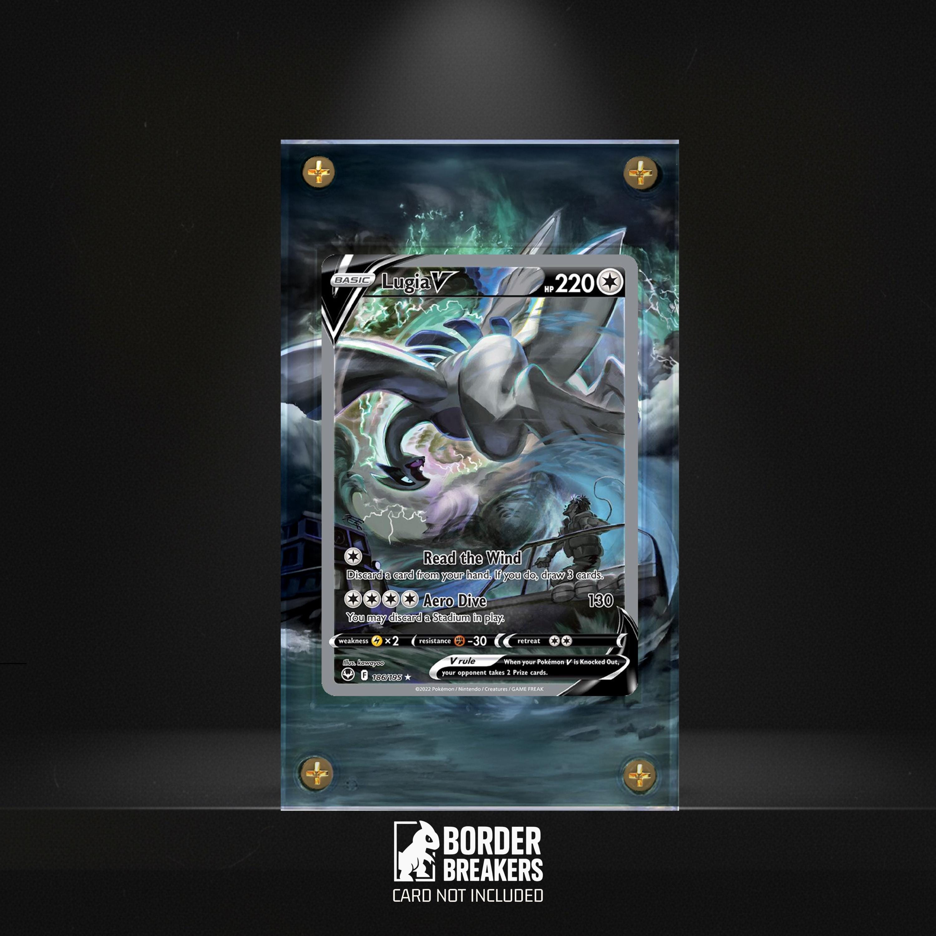 lugia v pokemon card 185/195- Silver Tempest - Full Art - Ultra Rare draw 3 cards Lugia V | Dex -