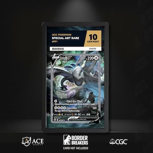 Lugia V 186/195 Pokémon Slab Skin | ACE CGC Graded Card Display Insert | Extended Art Slab Backing