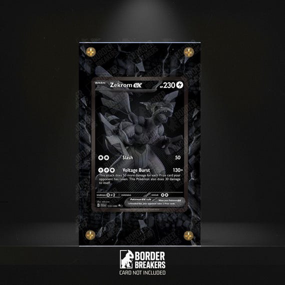 monochrome pokemon cards - Black Bolt - Zekrom ex Mega Zeraora ex fights back with thunderous strikes of lightning monochromatic pokemon cards It's true!