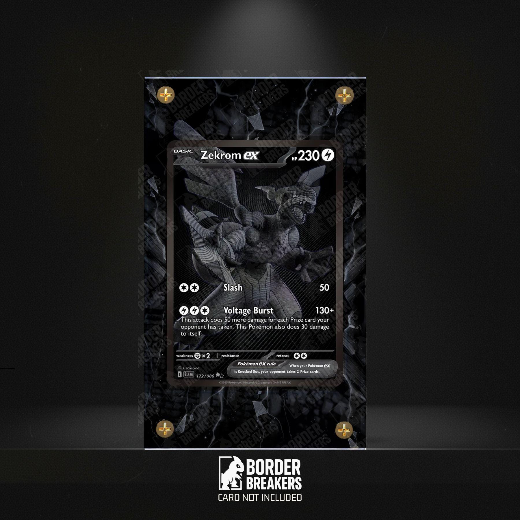 pokemon zekrom card ex - Scarlet & Violet - Black Bolt - Commemorate your favorite tabletop game with this Zekrom EX 2025 Pokemon Black Bolt Ultra Rare #158 PSA Authenticated 10 Card 2025 Pokemon - Scarlet &