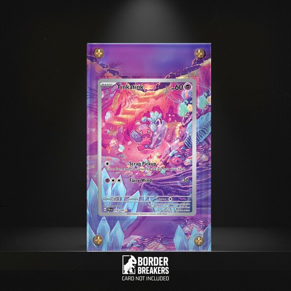 Tinkatink 216/193 Pokmon Extended Art Artwork Display Case - Magnetic/screw/standing - Paldea Evolved - Border Breakers - Etsy Finland Tinkatink 216/193 Pokmon Extended Art Artwork Display Case - Magnetic/screw/standing - Paldea Evolved - Border Breakers - Etsy Finland