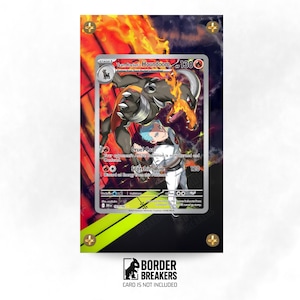 Houndoom 191/182 Pokémon Expanded Art Artwork Display Case - Magnet- oder Schraubgehäuse - Destined Rivals