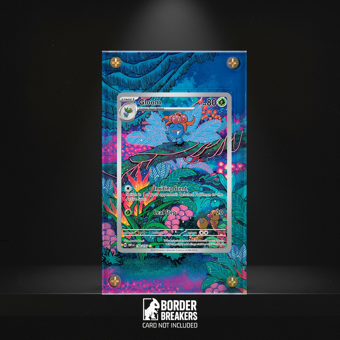 gloom pokemon card full art Carta 198/197 Ingles Obsidian Flames Inviting Scent Switch this Pokemon with 1 of your Benched Pokemon Gloom | Paldean Fates |