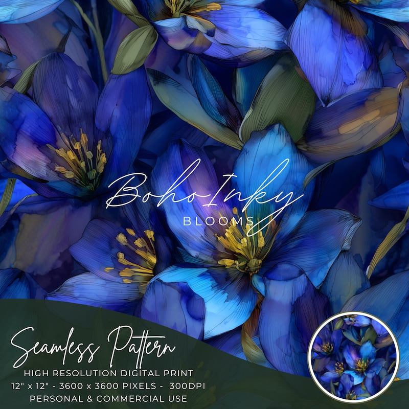 Luxury Flower Pattern - Etsy