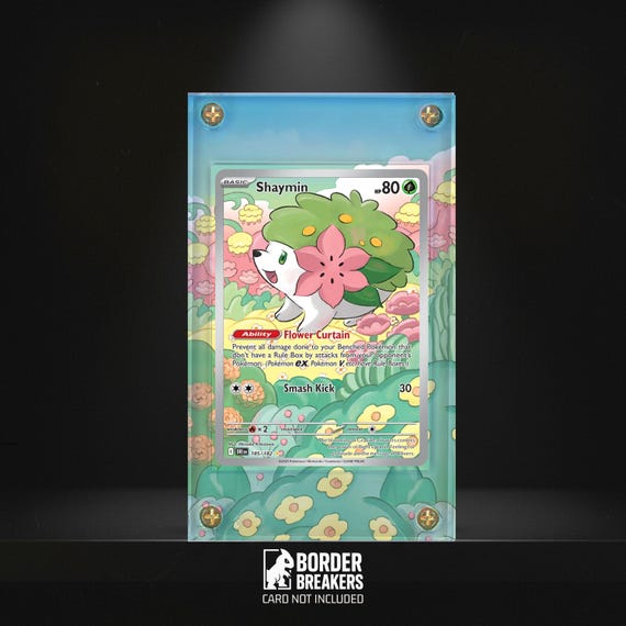 Shaymin 185/182 Pokmon Extended Art Display Case - Magnetic/screw/standing- Destined Rivals - Border Breakers - Etsy Shaymin 185/182 Pokmon Extended Art Display Case - Magnetic/screw/standing- Destined Rivals - Border Breakers - Etsy