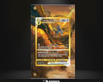 Dialga VSTAR GG68/GG70 - Extended Art Artwork Display Case - Magnetic or Screw Case - Crown Zenith- Border Breakers