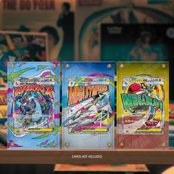 3x MEGA Dream Ex Bundle Pokmon Card Extended Art Cases Mega Charizard  223/193, Mega Gardevoir Ex 226/193, Mega Lucario Ex 228/193 - Etsy