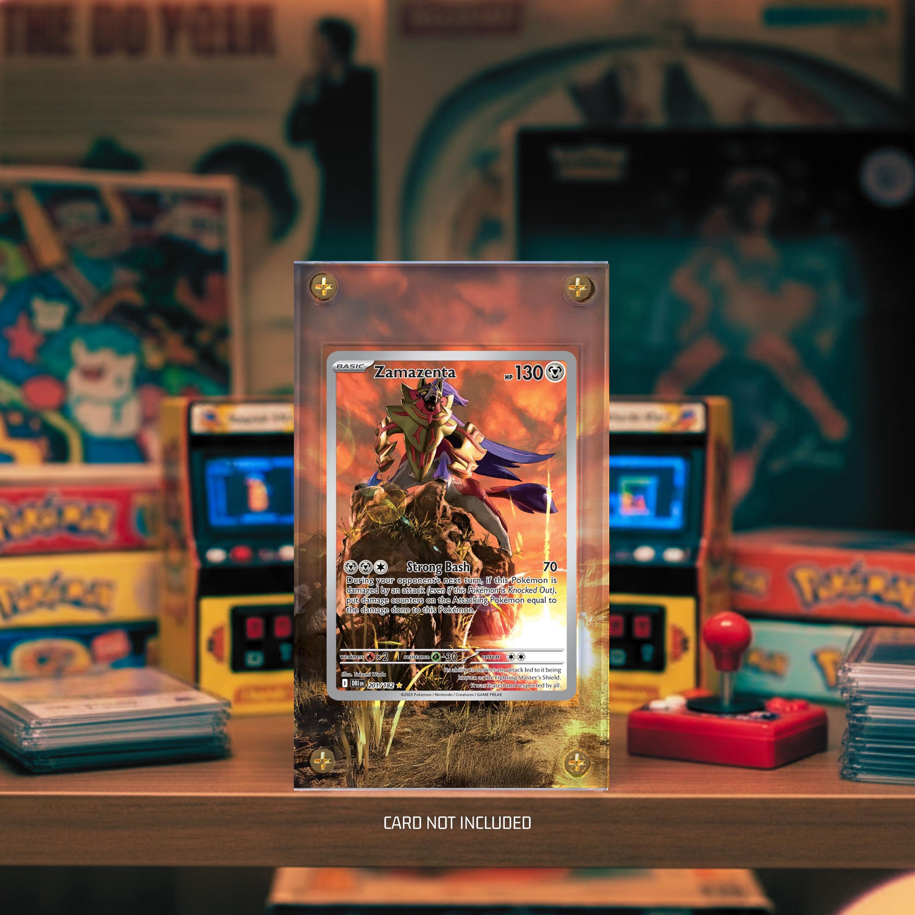 Zamazenta 201/182 Pokémon Extended Art Display Case - Magnetic