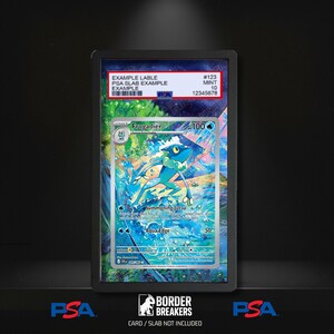Frogadier 089/086  Pokemon PSA Slab Skin | PSA Graded Card Display Front Insert | Extended Art Slab Front