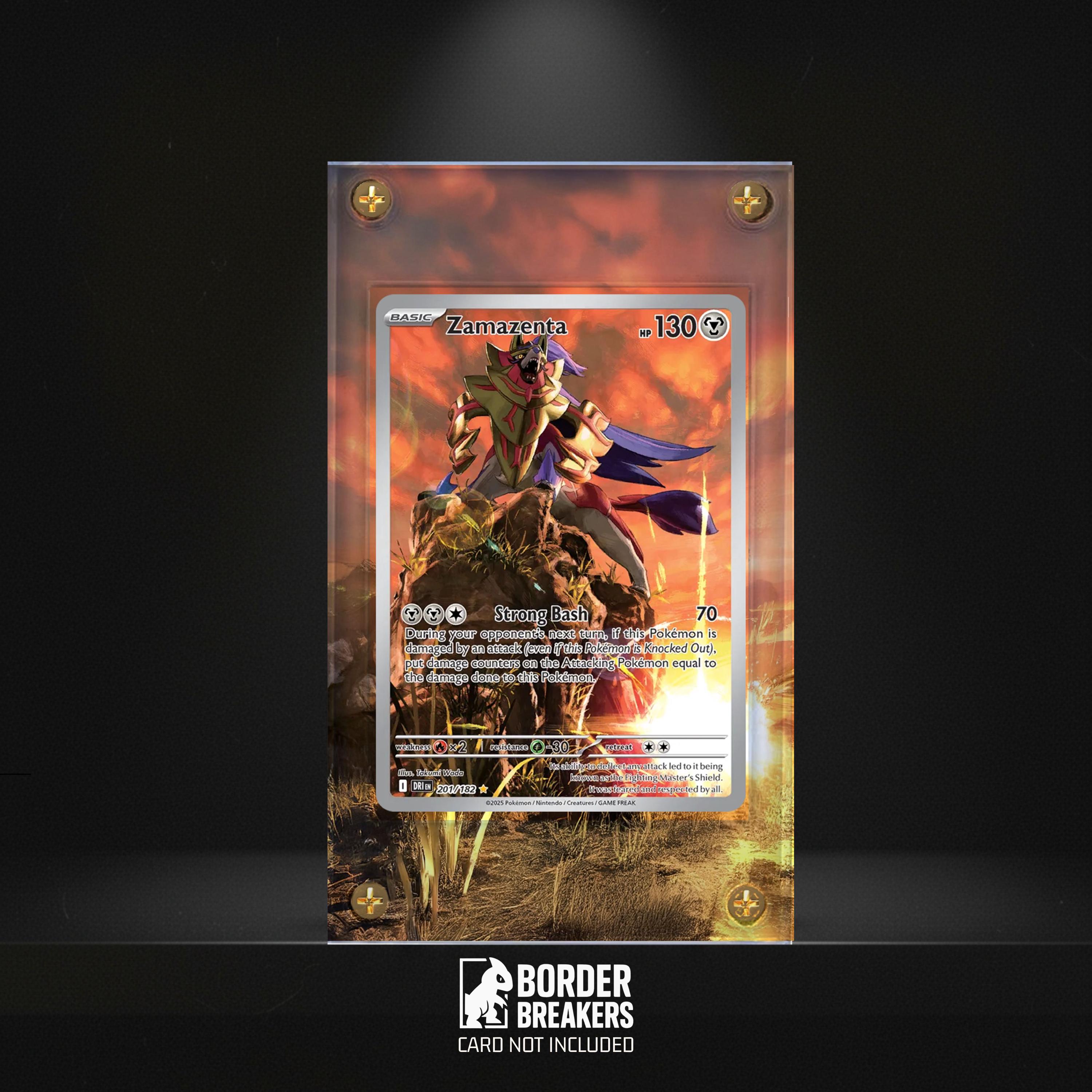 Zamazenta 201/182 Pokémon Extended Art Display Case - Magnetic