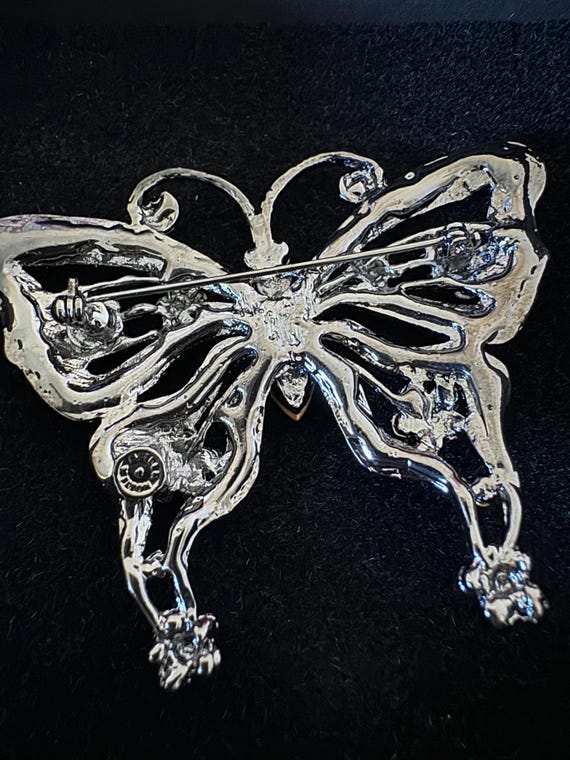 Vintage Butler and Wilson Large Rainbow Borealis Rhinestone