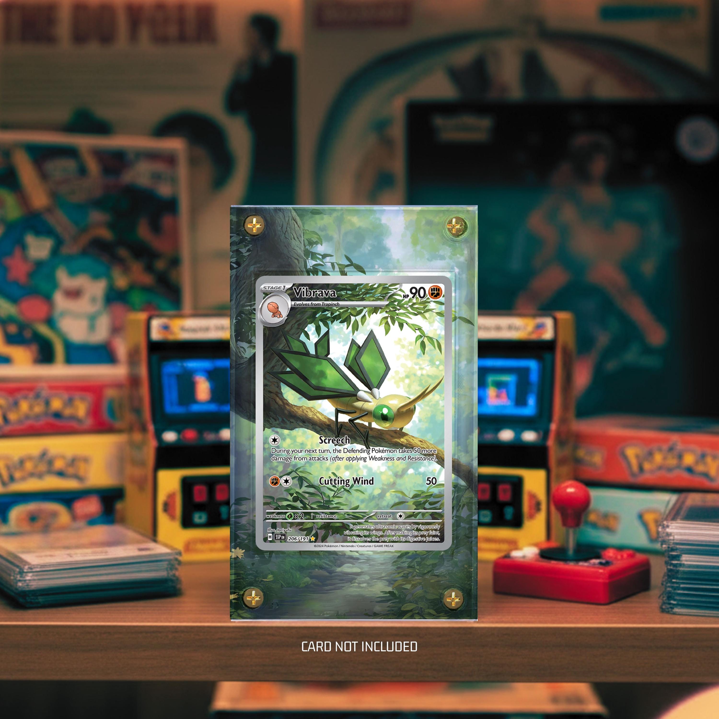 Vibrava 206/191 Pokémon Extended Art Display Case -magnetic/screw