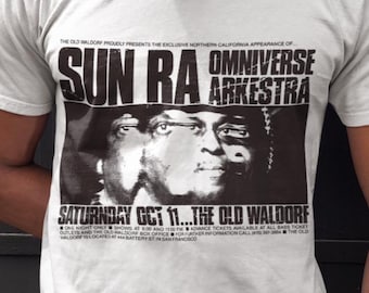 Sun Ra T Shirt Music Free 70s Jazz Unisex Retro Vintage Gift Top