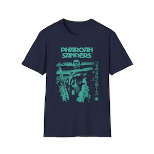 Pharoah Sanders T-Shirt, Live 68', Free Jazz Legends, Spiritual Jazz, Collectors Value, Hand Printed - Creator Has a Master Plan, Jazz Tee, image 7