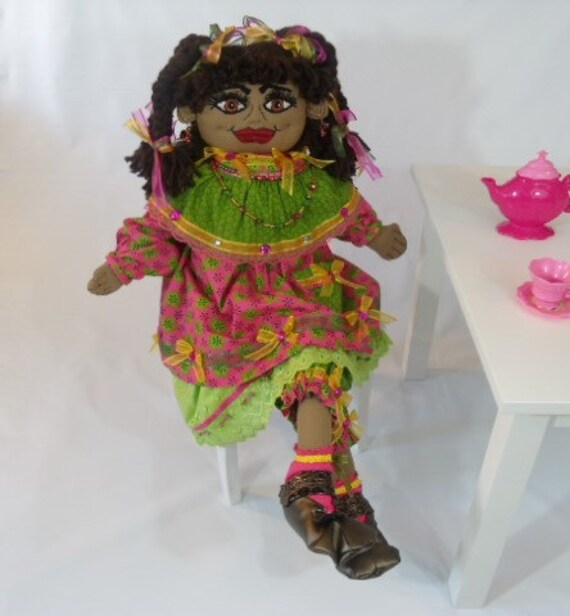handmade african american dolls