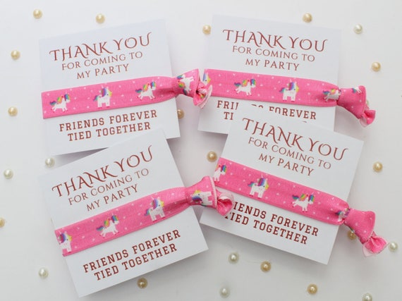 pink unicorn party favours slumber party party favors etsy thank you party favor