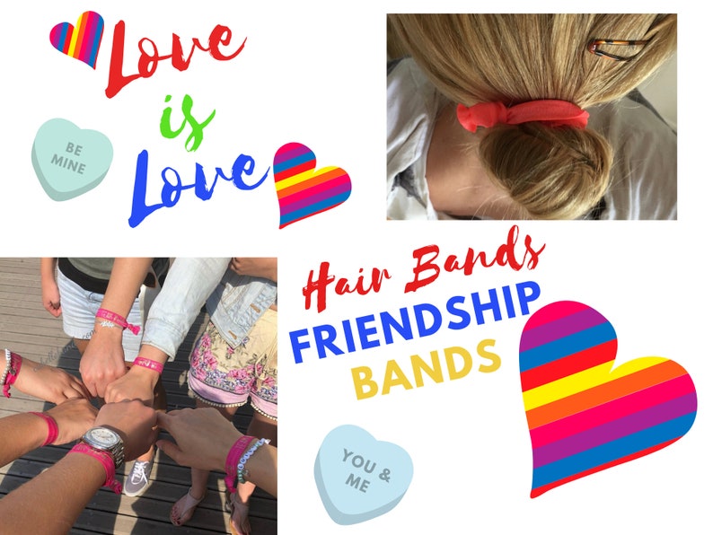 Rainbow Love is Love LGBT Wedding Party Gift Ideas Favours Wristbands Friendship Inspirational Gift Lesbian Gay Wedding LGBTQA image 4