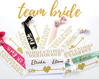 TEAM BRIDE | Bride Tribe | Bride Squad Wristbands | Hen Party Gift Bag Favour Bachelorette | Bridal Shower | Will you be my Bridesmaid Gift?