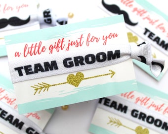 TEAM GROOM Party Favours - Unusual Stag Party Ideas - Party Favors - Thank You - Slumber Party Gifts - Party Bag Fillers - Friendship bands