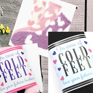 Groom to be Socks | Bride to be cold feet socks | Groom Gift ideas | Bride to be gift ides | Wedding Morning Gift