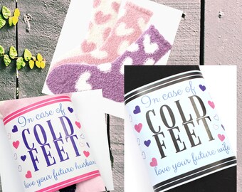 Braut / Bräutigam zu sein Socken: Hochzeitstag Geschenk, lustige Baumwollmischung