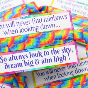 Rainbow LGBT Wedding Favors: Love is Love Friendship Wristband Little Rainbow Bands