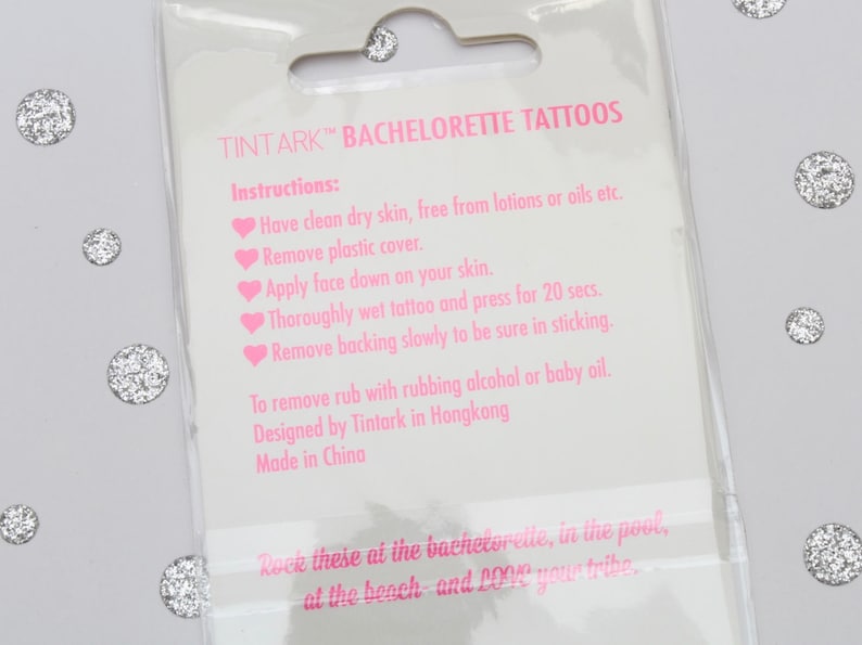 Hen Tattoo Party Favours Gold Foil Metallic Bride Tribe Favors Bachelorette Bag \u2013 Bride Tattoo Team Bride Tattoo \u2013 Bridal Shower