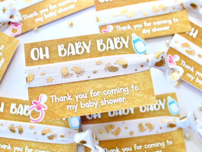 Baby Shower Favors Gender Reveal Party Gifts Baby Shower Bracelets Virtual Baby Shower Favors Baby Shower Party image 1