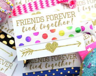 Friendship Wristband Hairband Favours | Class of 2024 | Back to School End of Year Leaving Gifts | Birthday Party Gift Bag Favours