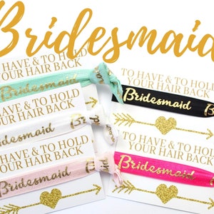 BRIDE TRIBE Hen Party Wristbands HairTies Hen Party Gift Bag Filler Favour Ideas Bachelorette Bridal Shower Favor image 8