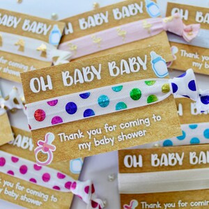 Baby Shower Favors Gender Reveal Party Gifts Baby Shower Bracelets Virtual Baby Shower Favors Baby Shower Party image 4