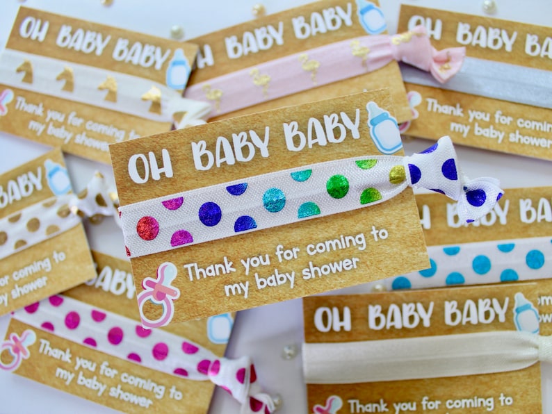 Baby Shower Favors Gender Reveal Party Gifts Baby Shower Bracelets Virtual Baby Shower Favors Baby Shower Party image 4
