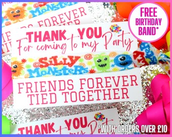 Silly Monsters Boys Themed Party Favours - Halloween Party ideas - Kids Gifts - Personalised Party Bag Fillers - Friendship boy bands